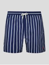 Maillot de Bain Rayé Grande Taille Bleu et Blanc